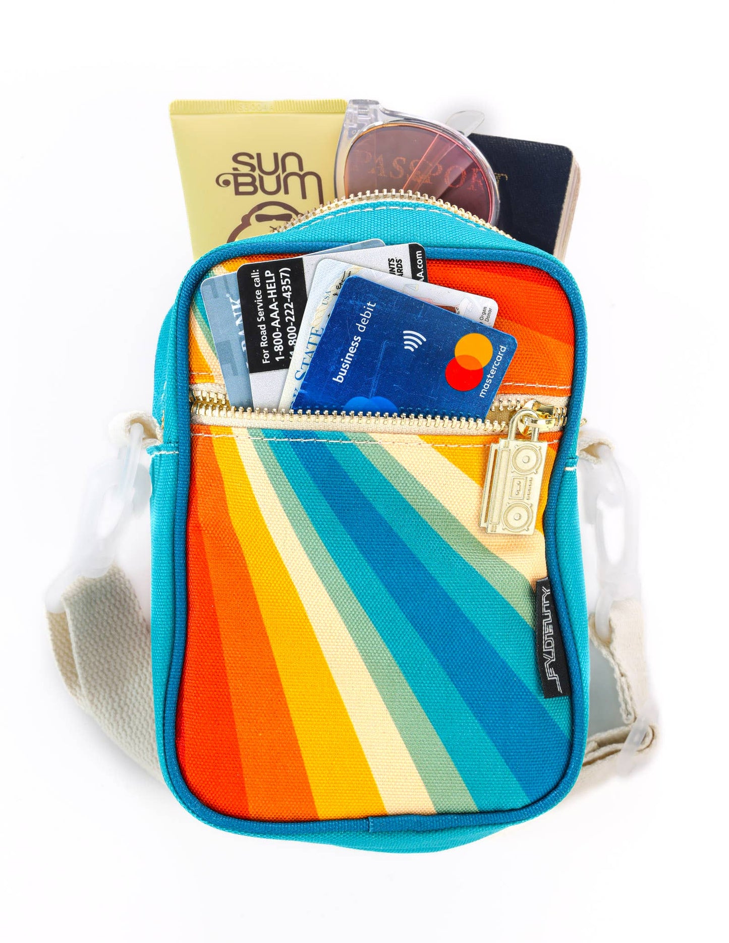 Mini Brick Bag | Retro Rainbow