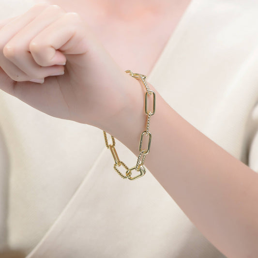 Paperclip Chain Bracelet