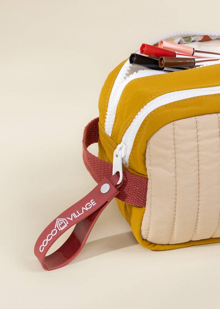 Washable Nylon Pencil Case - Golden Hour