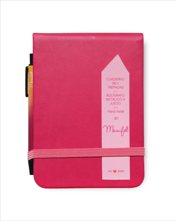 Vertical Leatherette Notebook With Pen and Card Holder