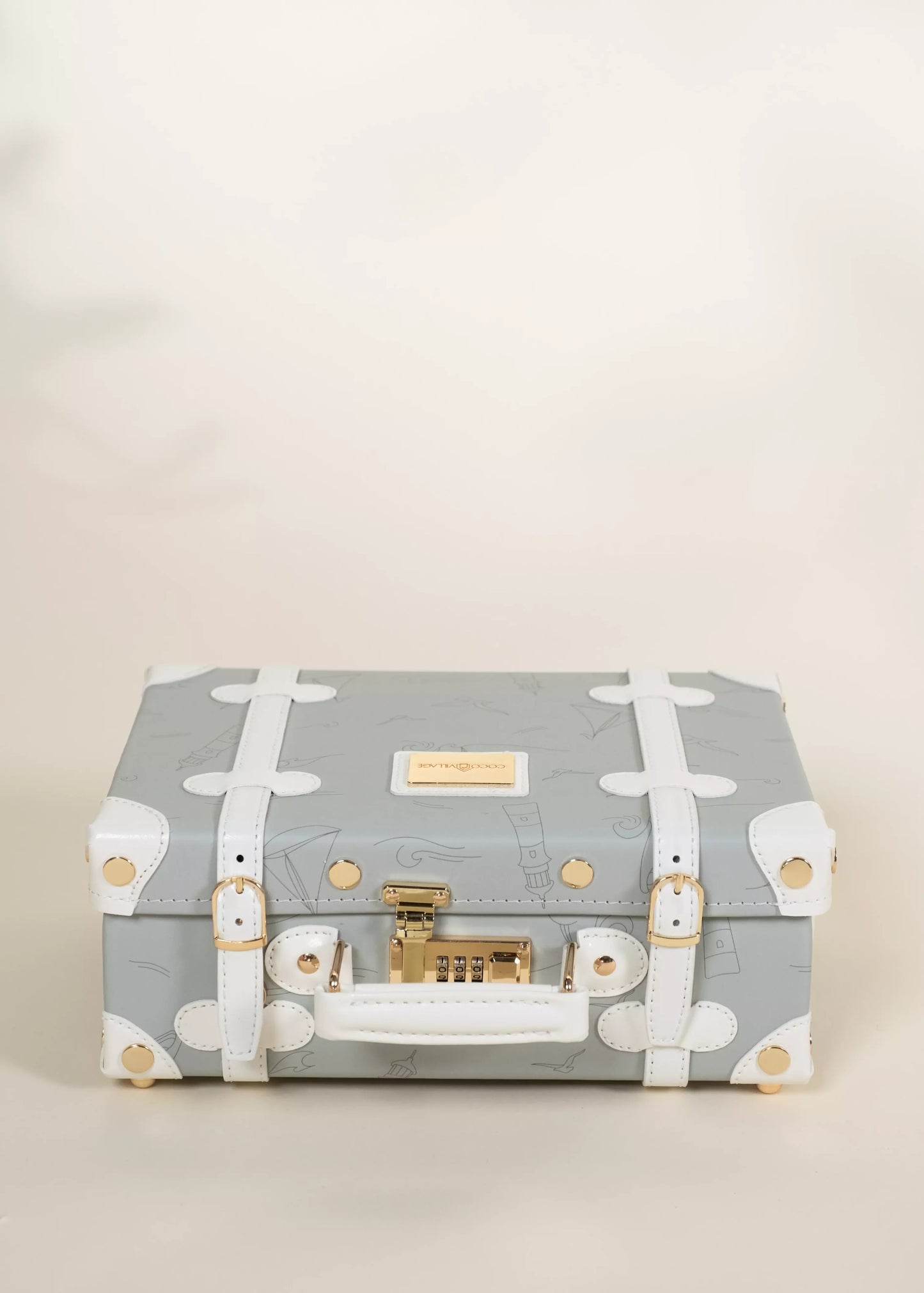 Vegan Leather Play Suitcase - Ocean