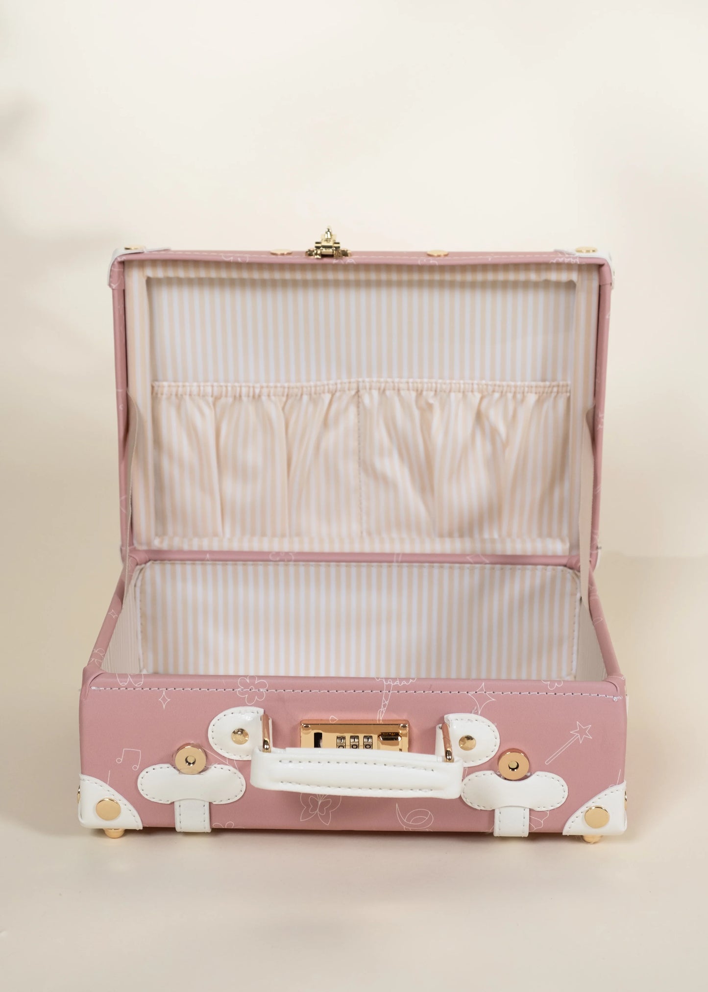 Vegan Leather Play Suitcase - Ballerina