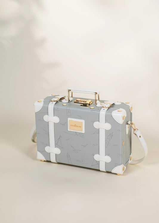 Vegan Leather Play Suitcase - Ocean