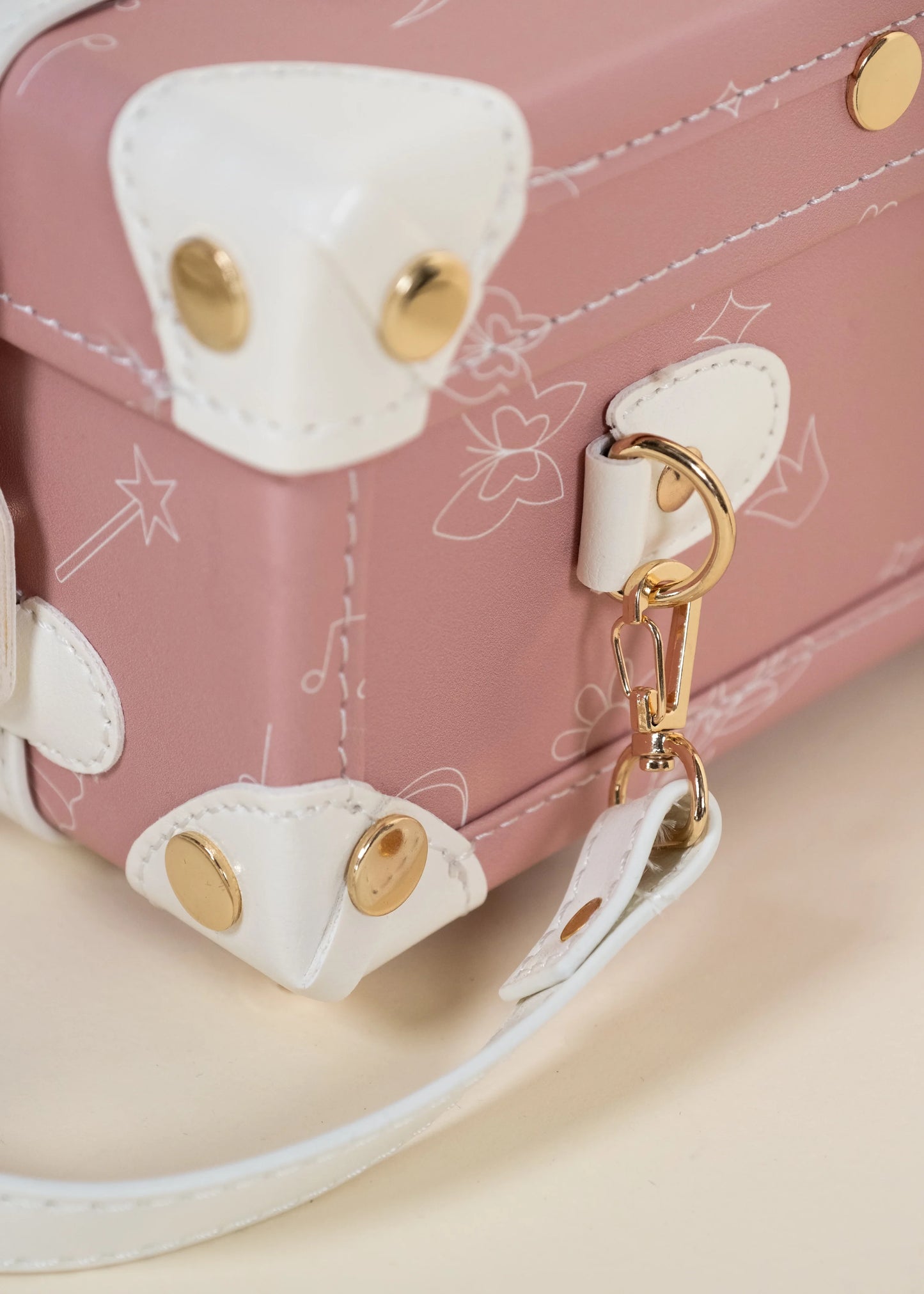 Vegan Leather Play Suitcase - Ballerina
