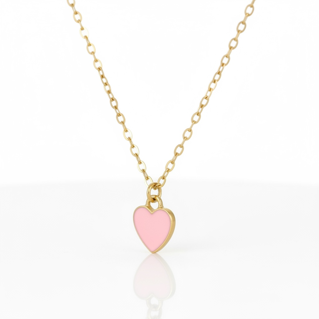 Heart Necklace in a Glass bottle