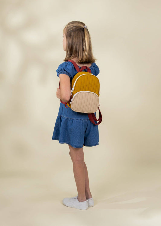 Washable Nylon Small Backpack - Golden Hour