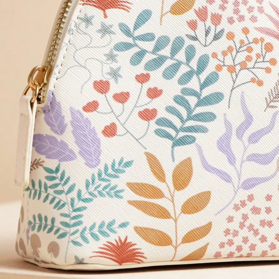 Sea Floral Wash Bag in Large