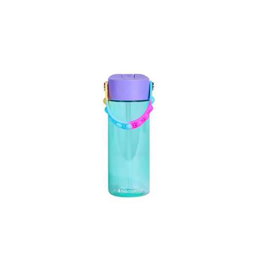 18oz Splash Pop Bottle - Blue Tie Dye