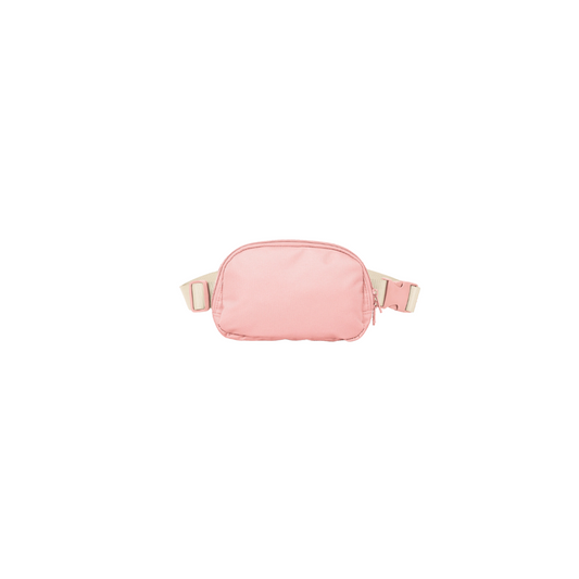 Simple Belt Bag - Peach Block