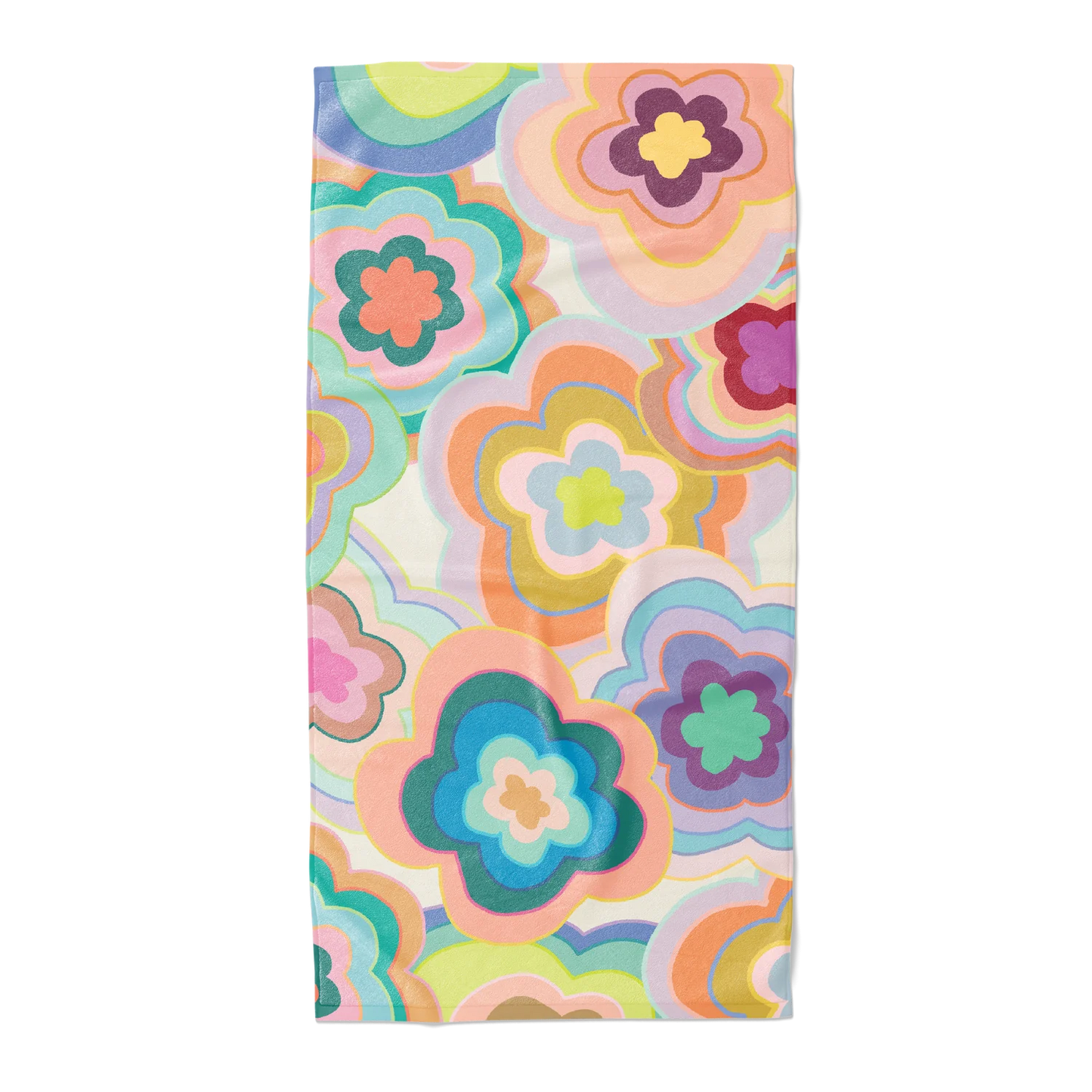 Beach Towel - Trippy Dippy Floral