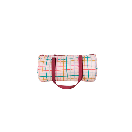 Puffy Darling Duffle - Pretty Plaid