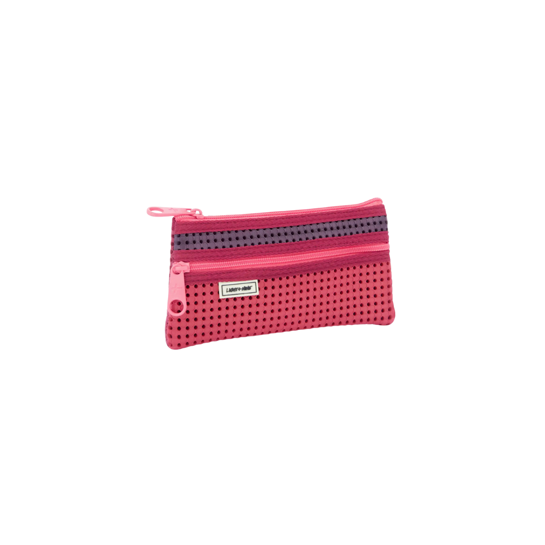 Flat Pencil Pouch Multi Rose