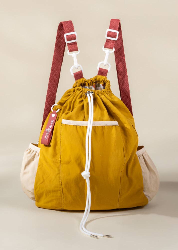 Washable Nylon Gym Bag - Golden Hour