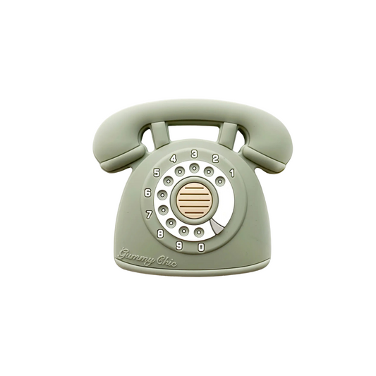 Rotary Dial Phone Teether - Desert Sage