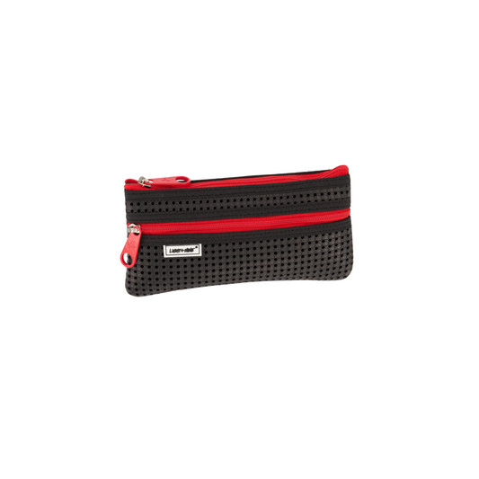 Flat Pencil Pouch Red Classic