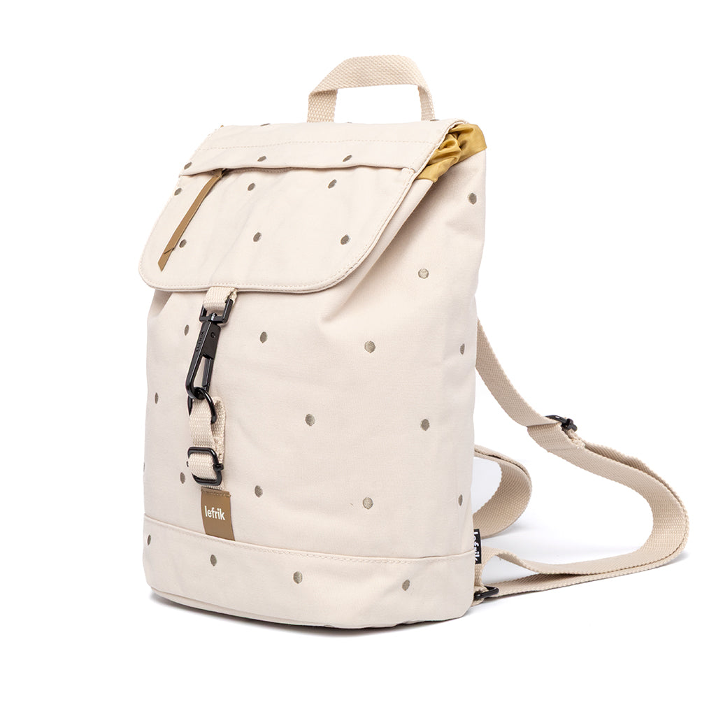 Kaut Mini Backpack Arles Ecru Dots