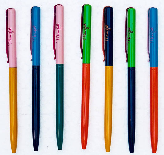 Colormix Slim Metallic Ballpoint Pen