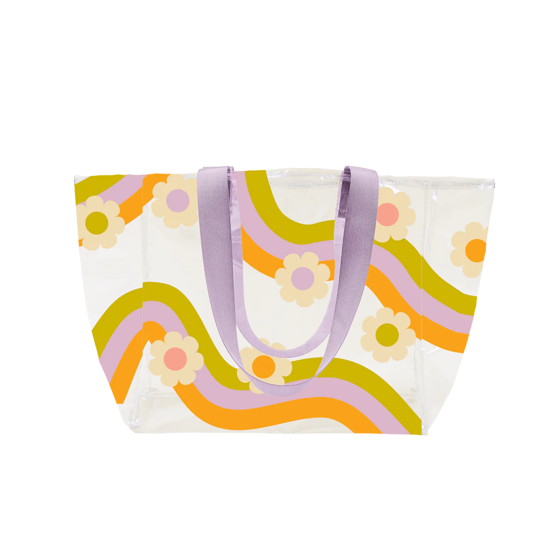 All Day Tote Medium - Wavy Daisy