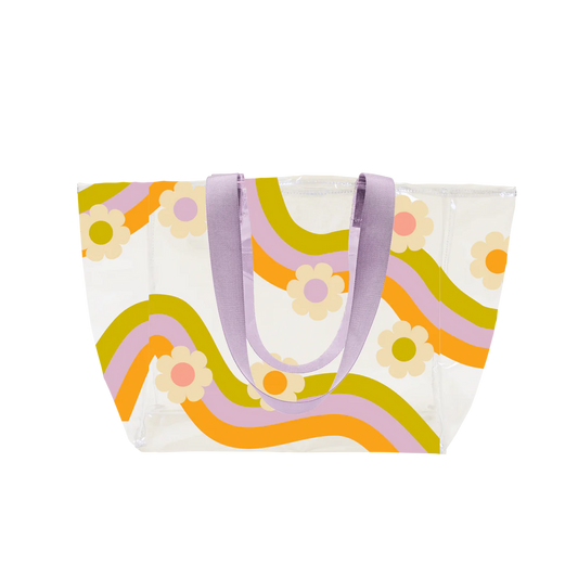 All Day Tote Medium - Wavy Daisy