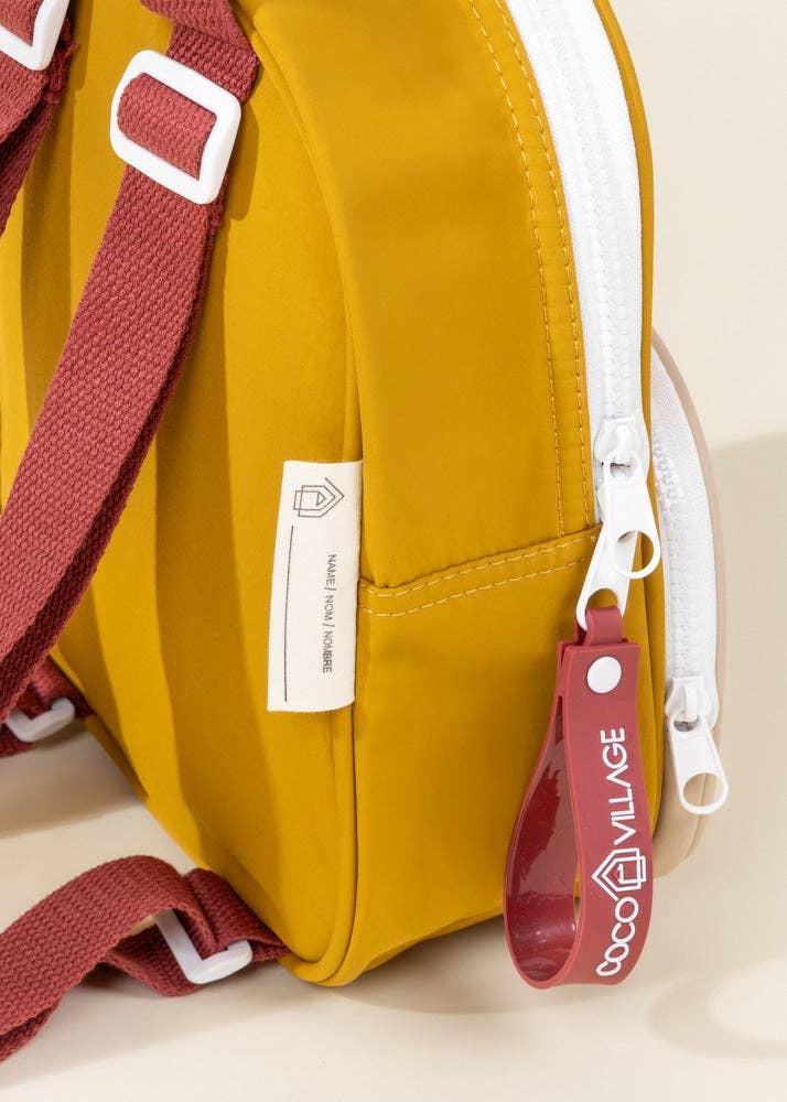 Washable Nylon Small Backpack  - Golden Hour