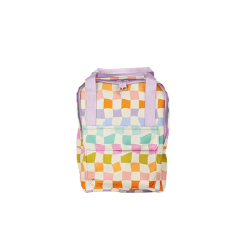 Mini Backpack- Carnival Check