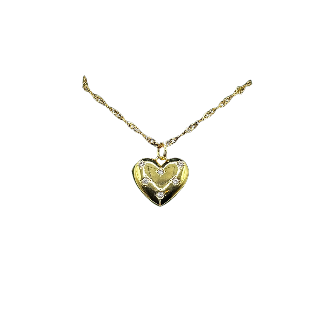 Heart Necklace - Gold