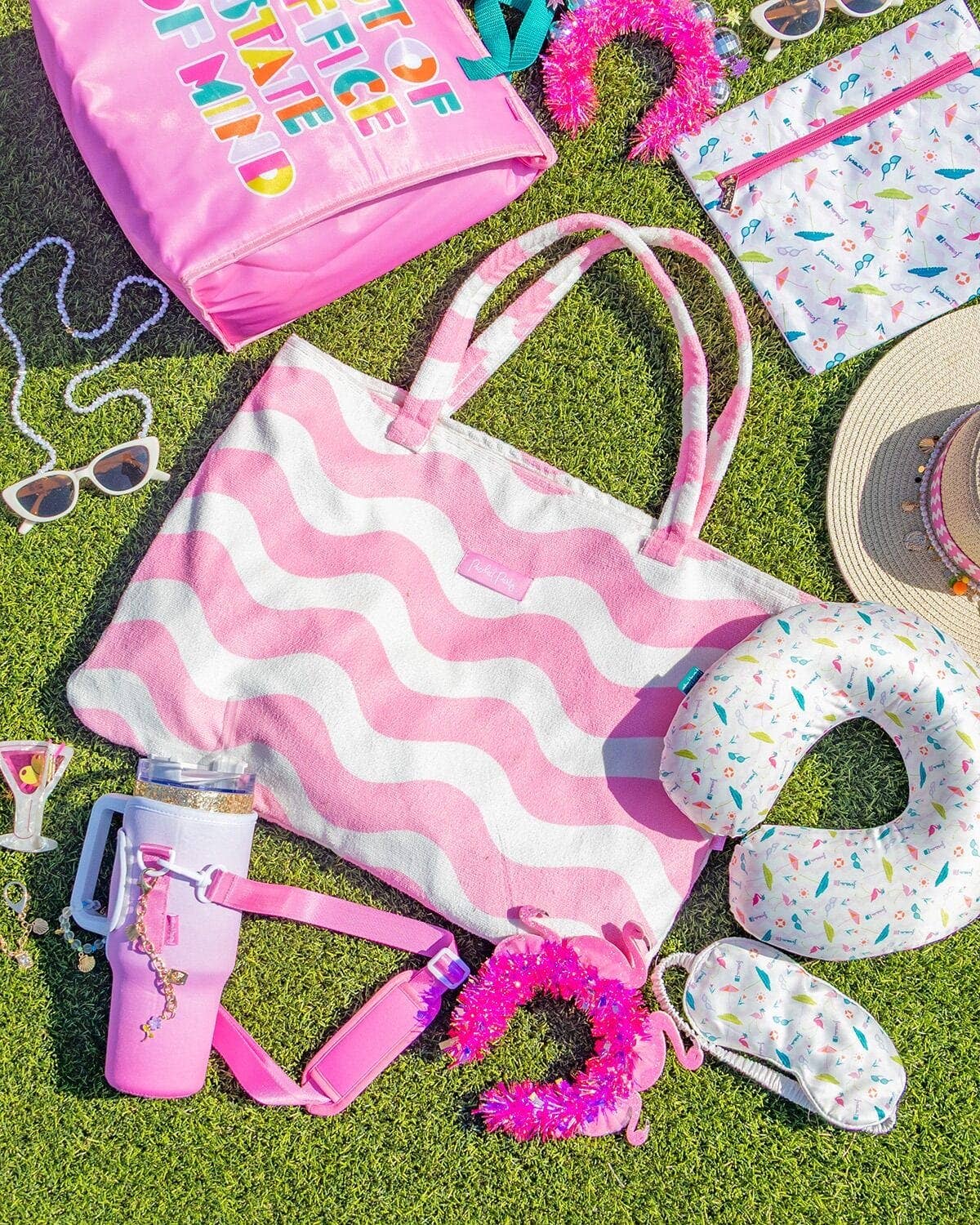 Wavy 2-in-1 Towel Tote Bag