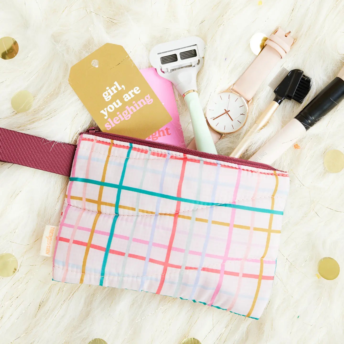 Puffy Poptart To-Go - Pretty Plaid