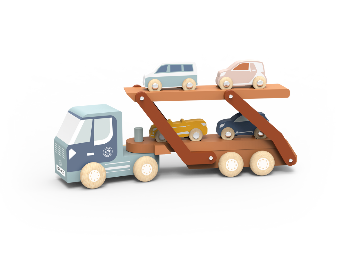 Car Carrier Truck  with 4 cars
