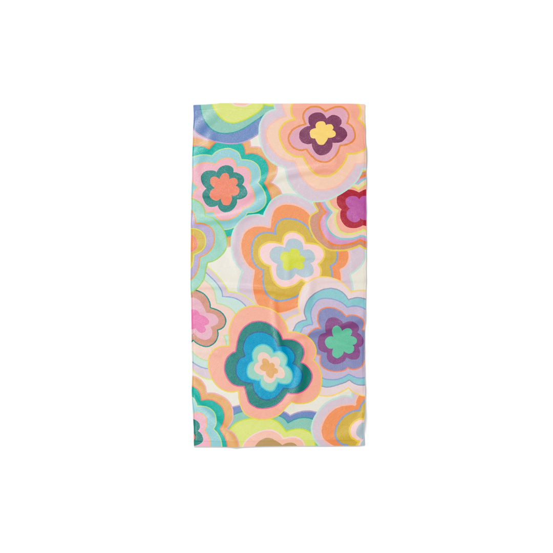 Beach Towel - Trippy Dippy Floral