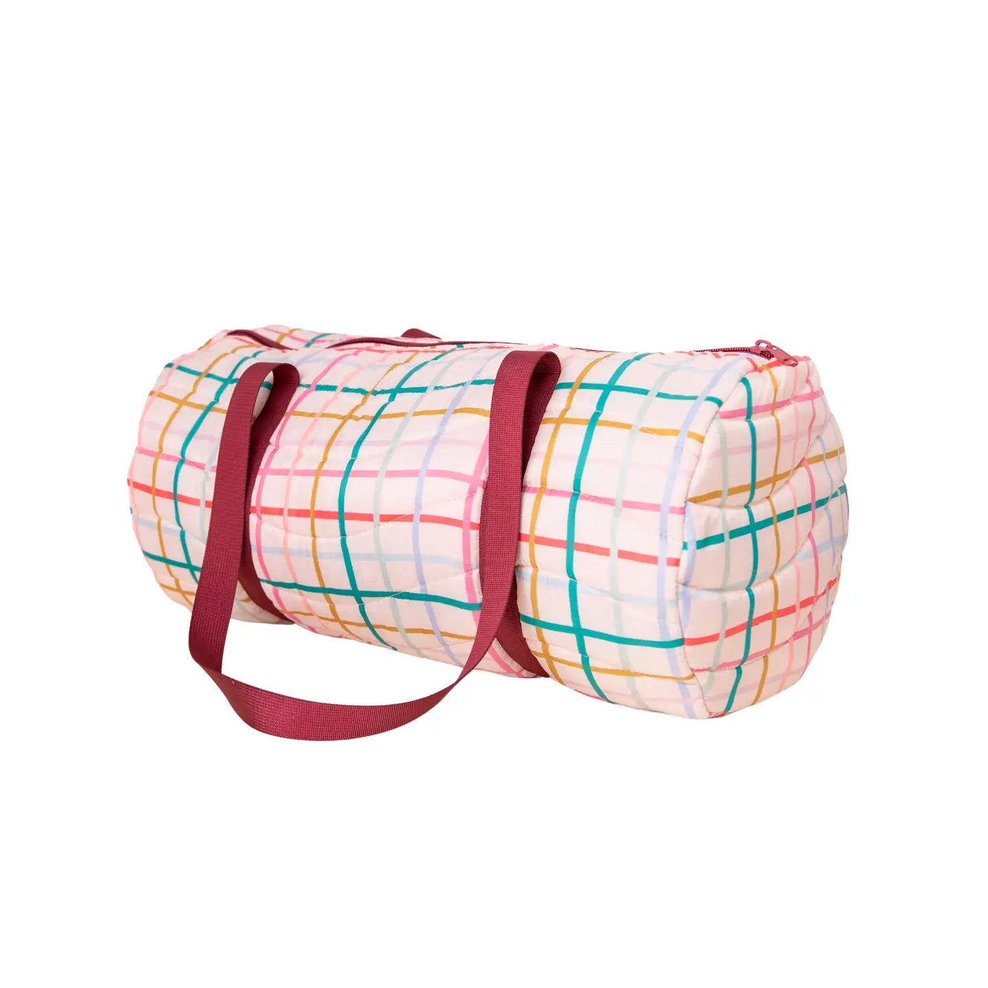 Puffy Darling Duffle - Pretty Plaid