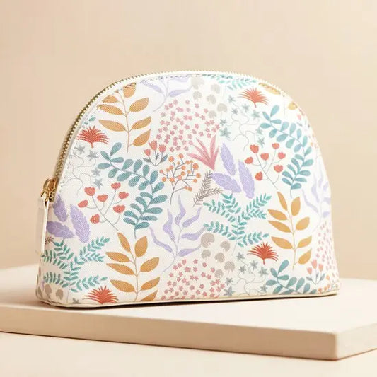 Sea Floral Wash Bag in Large