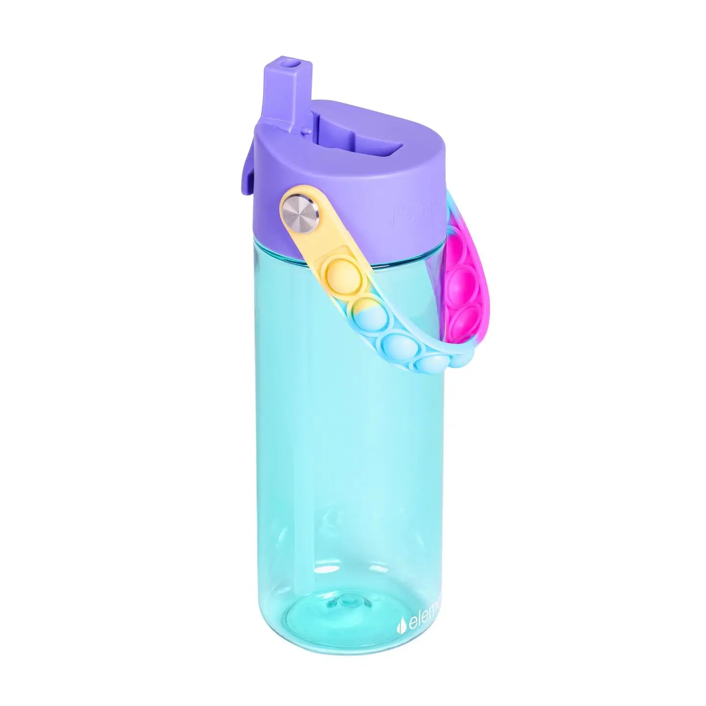 18oz Splash Pop Bottle - Blue Tie Dye