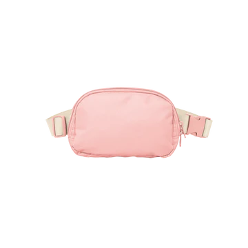 Simple Belt Bag - Peach Block