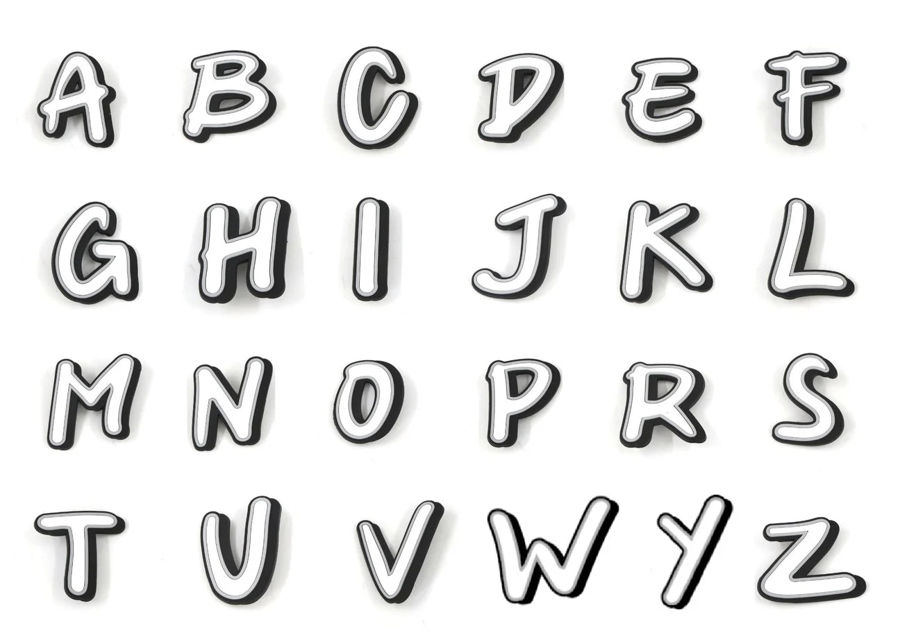 Alphabet Nimix Set Black N White