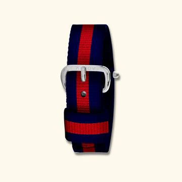 Watch Straps - Striped Red
