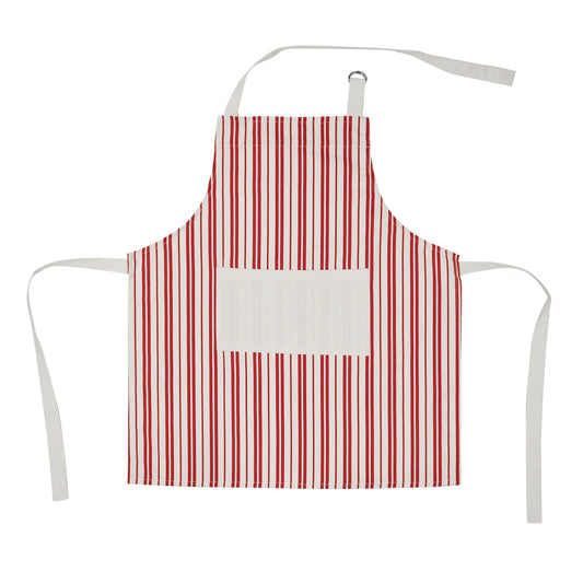 Classic Striped Deluxe Youth Apron and Oven Mitt Boxed Set