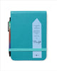 Vertical Leatherette Notebook With Pen and Card Holder