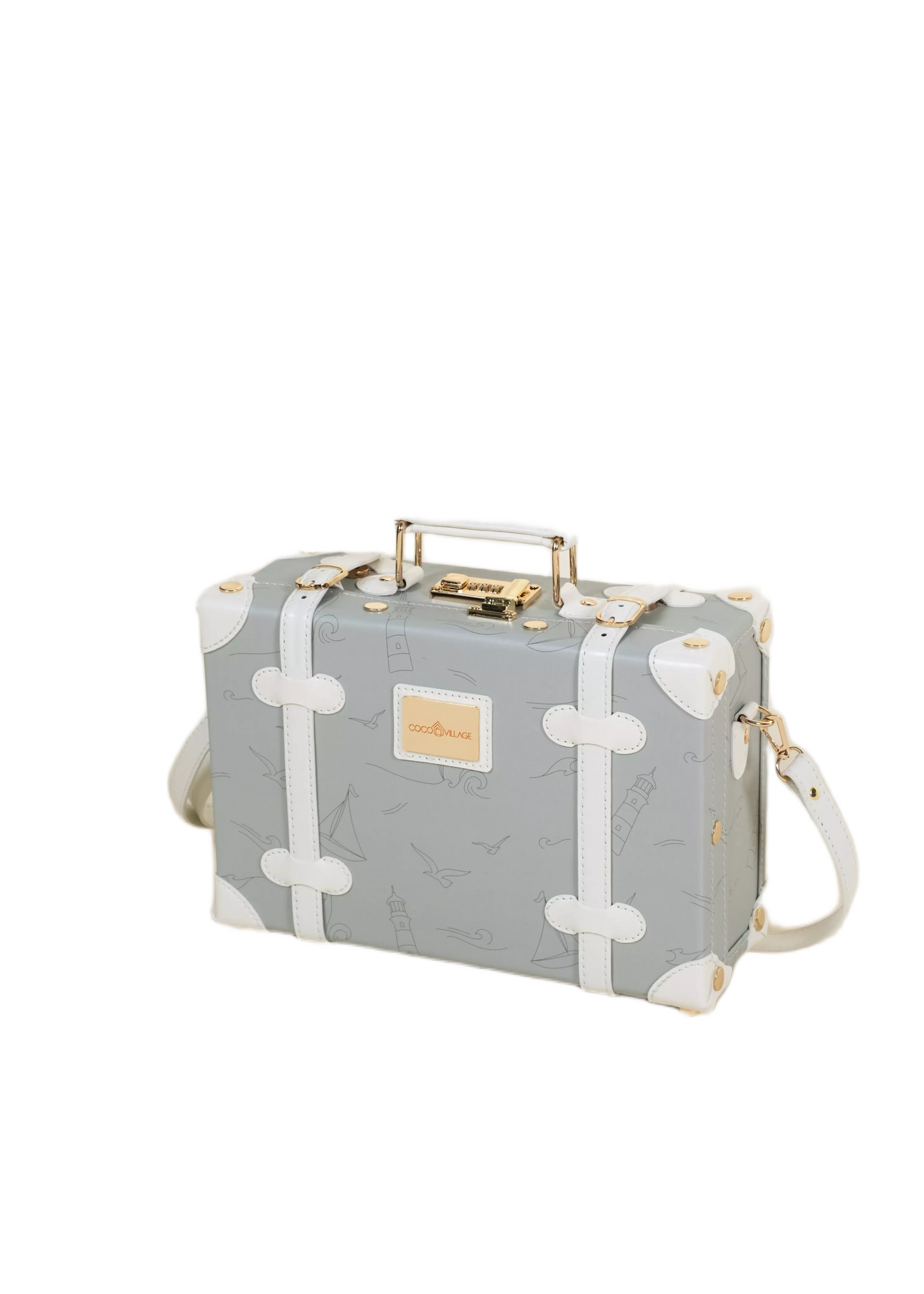Vegan Leather Play Suitcase - Ocean