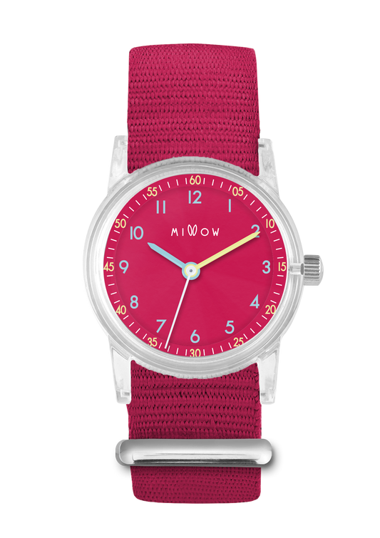 Millow Et'Tic Watch - Raspberry