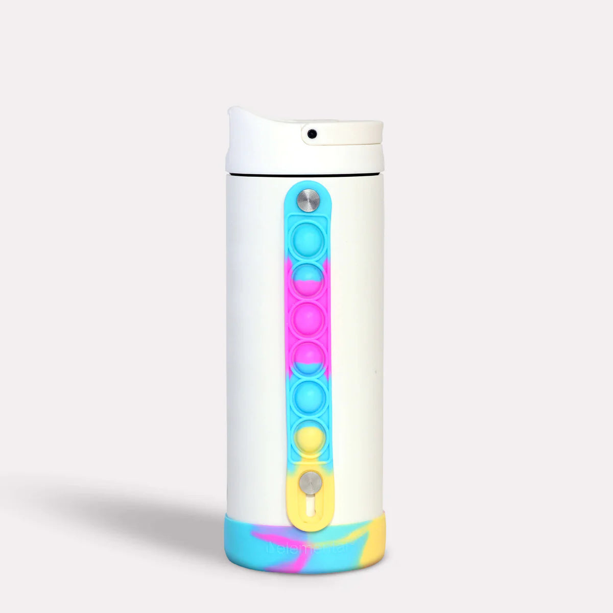 Iconic 14oz Pop Fidget Bottle - White Tie Dye