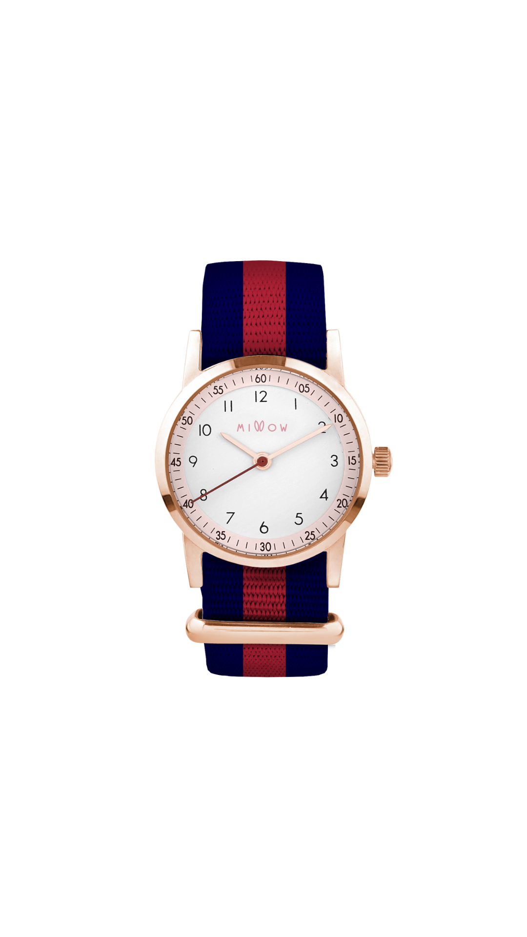Watch Straps - Striped Red