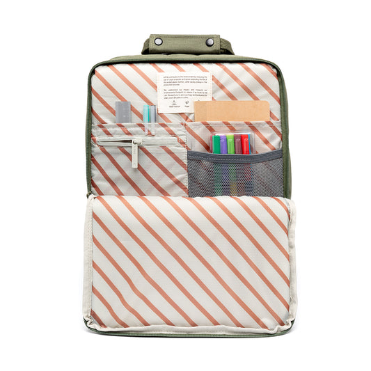 Daily Smart 13" Stripes Olive