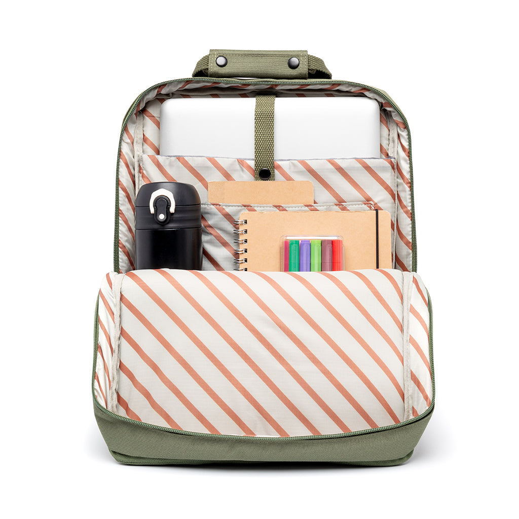 Daily Smart 13" Stripes Olive