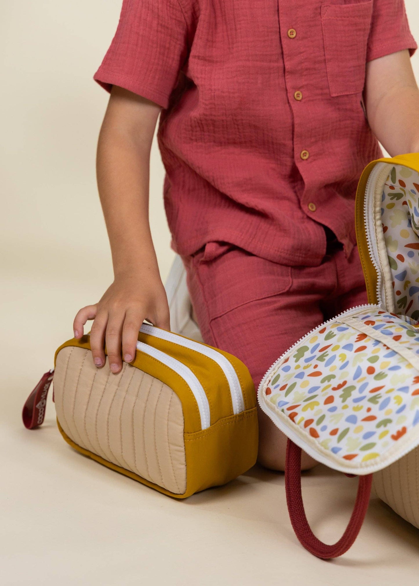 Washable Nylon Pencil Case - Golden Hour
