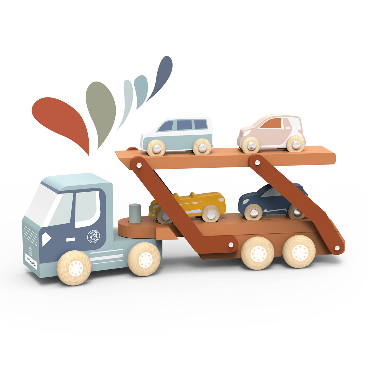 Car Carrier Truck  with 4 cars