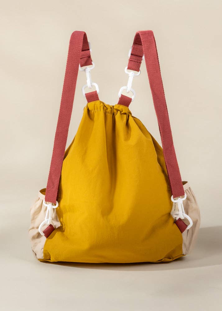 Washable Nylon Gym Bag - Golden Hour