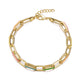 Multi Color Enamel Chain Bracelet for Teens