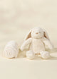Rabbit Plush Toy Snuggling Blanket